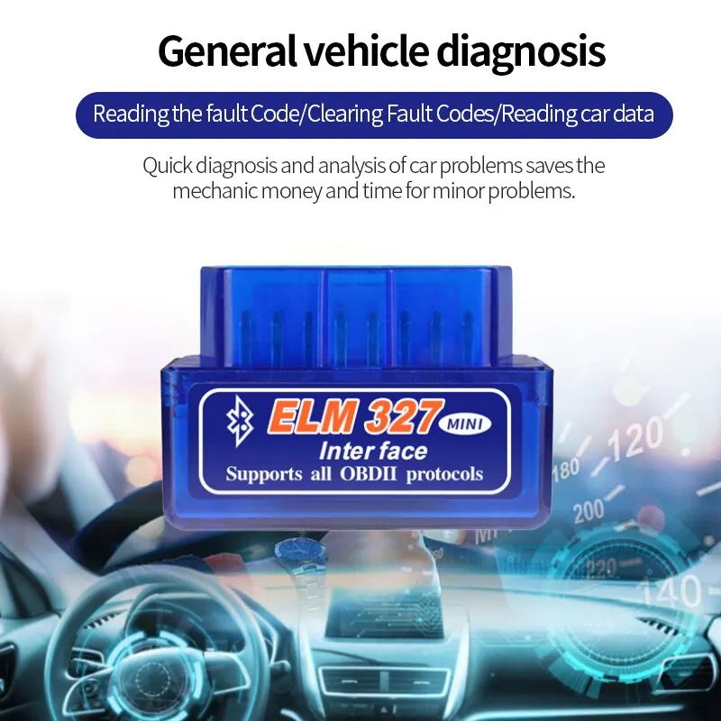 Фото Elm327 V2.1 Bluetooth-детектор Obd с двойной автомобильной неисправности для Digiprog 3 Vag-with Diagzone Pro, автомобильные принадлежности W203 Mercedes Benz №4