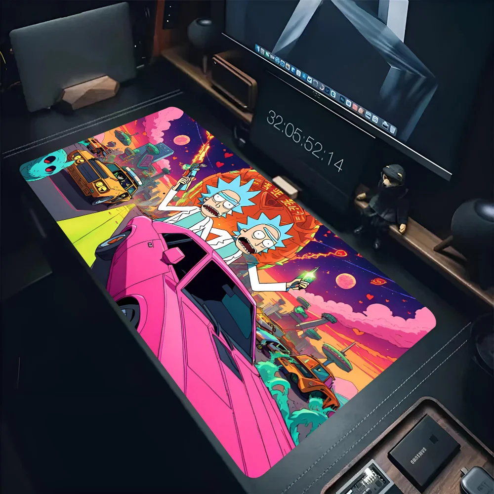 R_rickes Mousepad Mouse Mat Desk With Pad Gaming Accessories Prime XXL Keyboard Padding