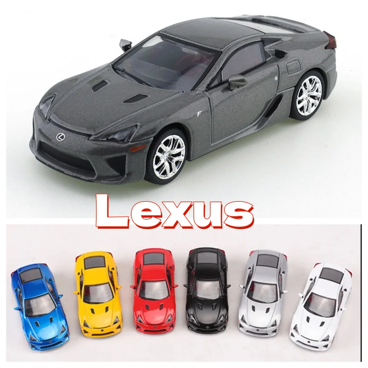 DCT 1/64 Lexus LFA литые под давлением Автомобильные модели украшения Cas-игрушки