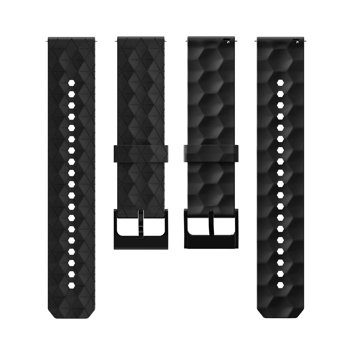 20mm 22mm Silicone Strap for Samsung Galaxy Watch 5/4 44mm 40mm/Gear S3/Active 2 Sport Bracelet for Huawei GT2 3 Pro/Amazfit GTR