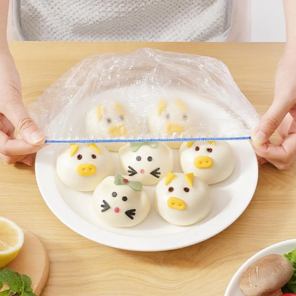 

100 шт., универсальные эластичные пластиковые чехлы для чашек