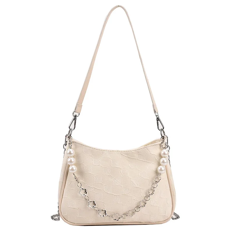 

Women's Shoulder Bag Fashion Clutch Purses and Handbags Multipurpose Pearl Chain Underarm Hobo Tote Evening Bag Messenger Bags