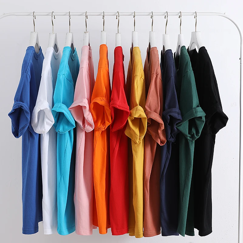 Футболка женская Свободная однотонная с коротким рукавом и воротником запахом