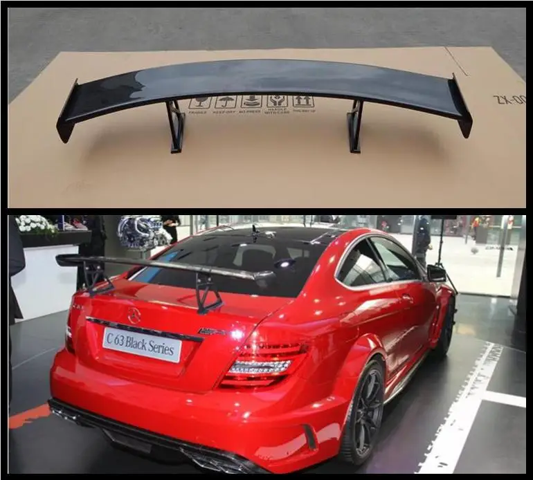 

GT STYLE REAL CARBON FIBER REAR WING TRUNK LIP SPOILER FOR Mercedes-Benz W204 C63 Sedan/Coupe AMG 2DOOR/4DOOR 2007-2014