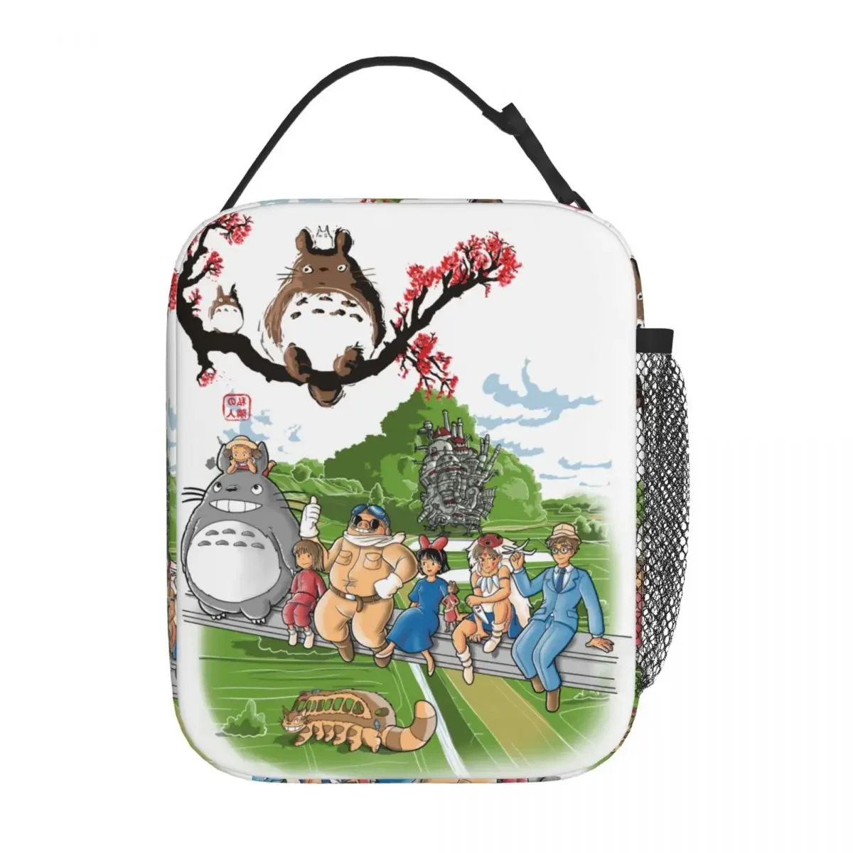 

Изолированный Ланч-бокс My Neighbor Totoro Studio ghioli Miyazaki Hayao Anime Merch, портативный термоохладитель, коробка Bento