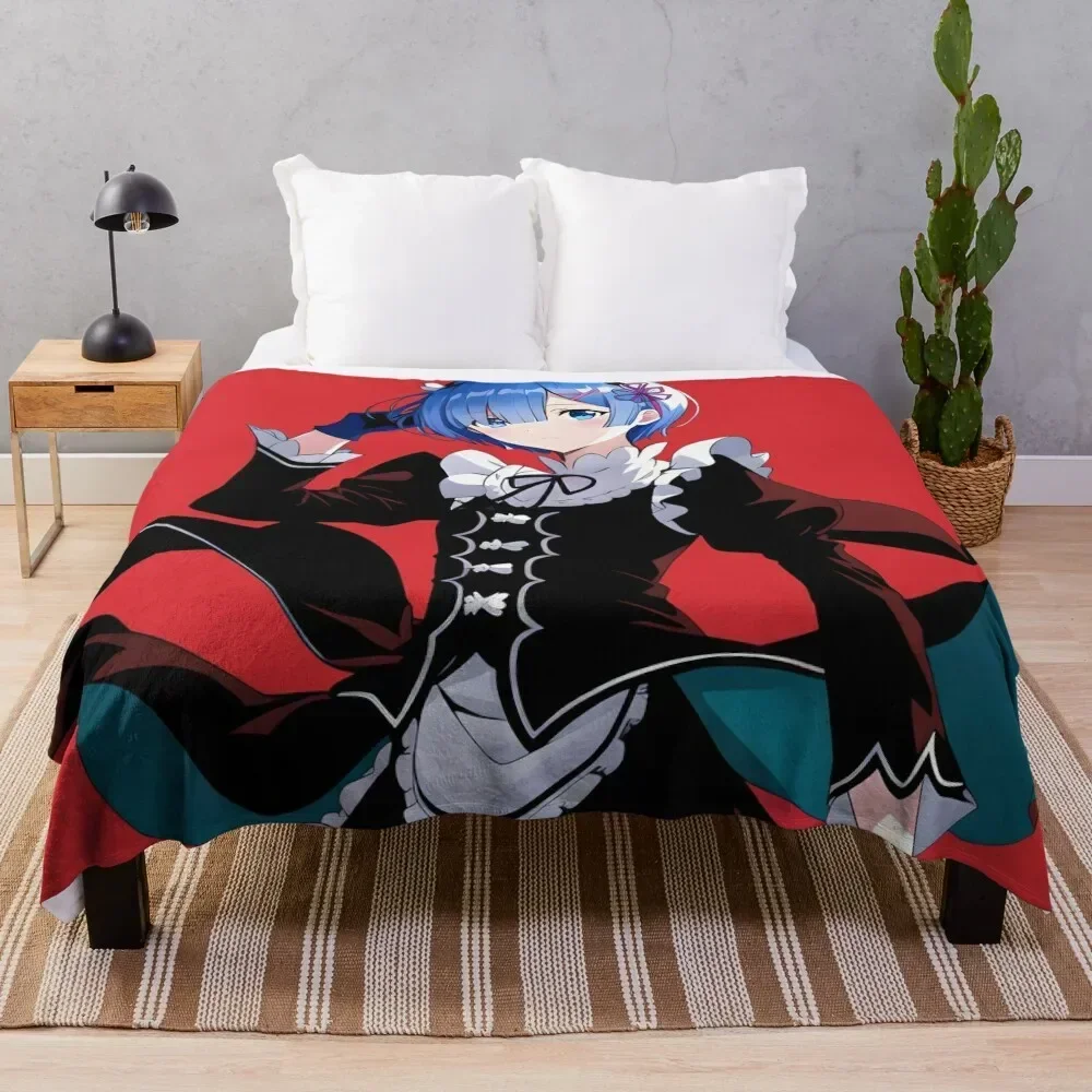 Rem Re:Zero Королевский плед одеяло декоративные рождественские украшения одеяла