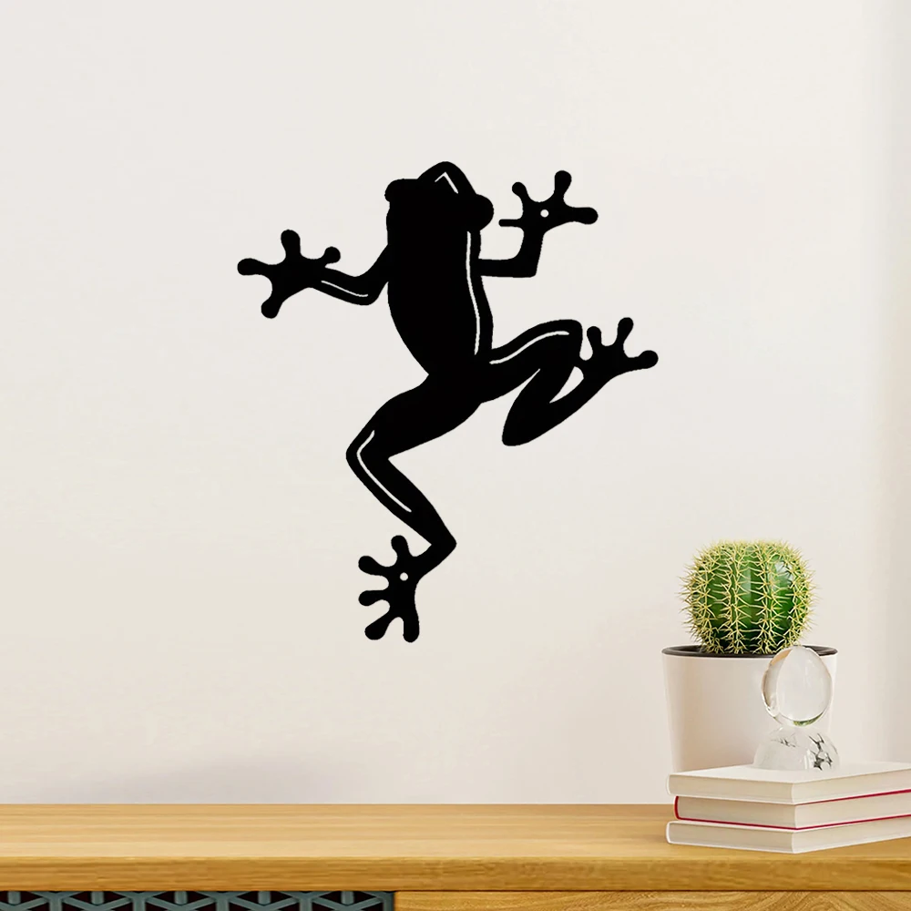 Металлический Настенный Художественный Декор Скульптура Лягушки-крытый