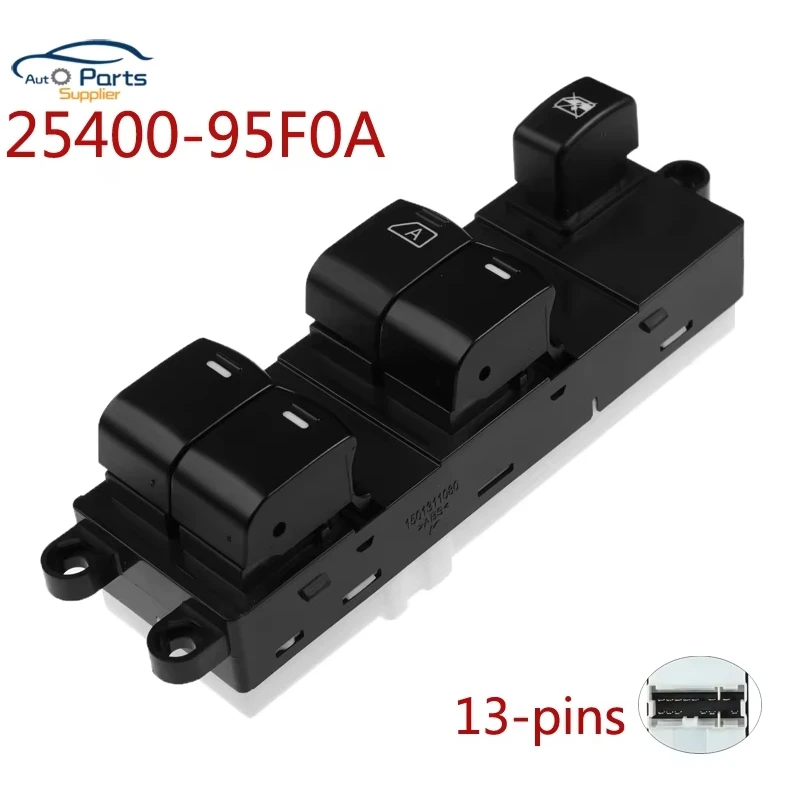 

25400-95F0A Новый передний левый главный переключатель стеклоподъемника для Nissan Sunny Almera 2540095F0A