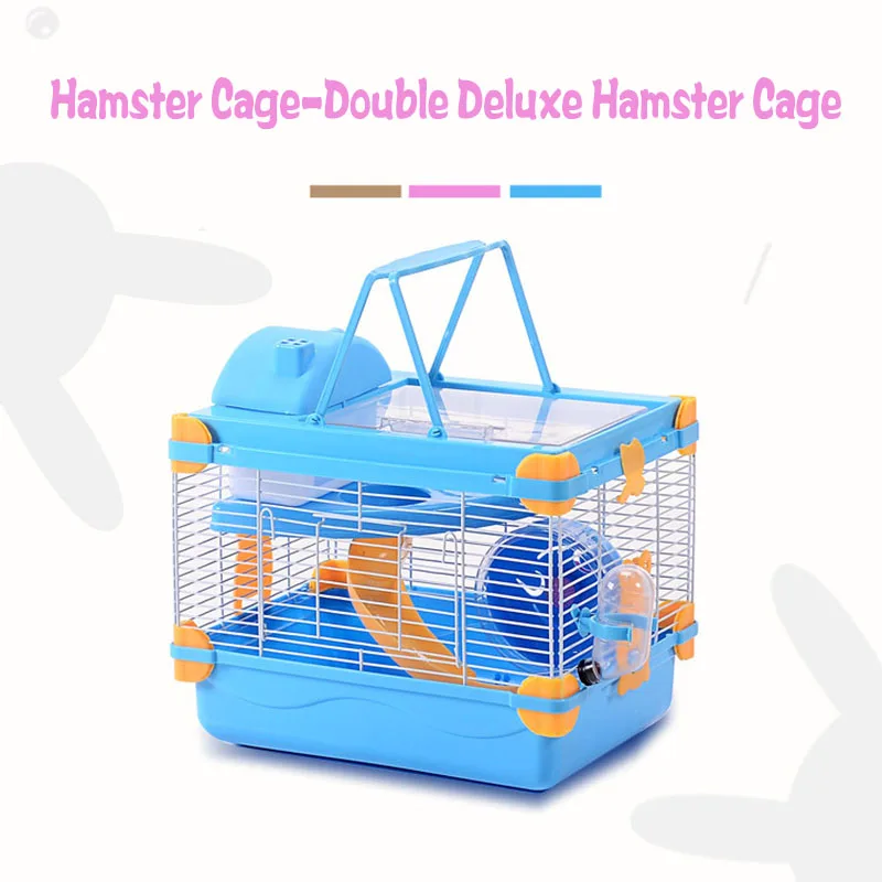 

Прозрачная клетка для домашних животных, замок двойного мечта, роскошная клетка для хомяка