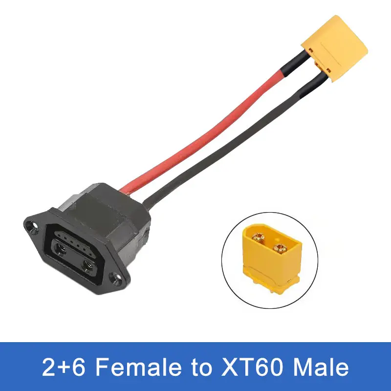 

Разъемы DIVEDEER 2+4/2+6 для XT60/TX90 для зарядки литиевых аккумуляторов электромобилей