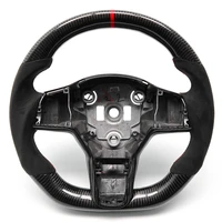 custom round shape carbon fiber replace steering wheel for tesla model 3 2017 2018 2019 2020 2021 2022 model y 2020 2021 2022