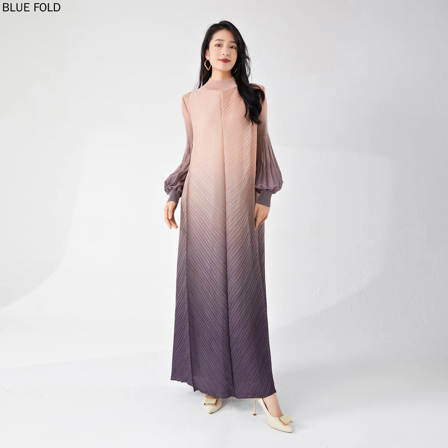 Женское летнее платье миаке большого размера Новое Модное Длинное Платье