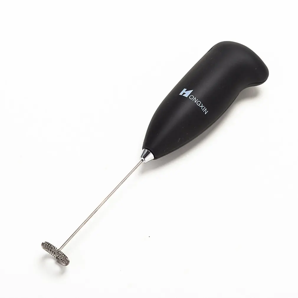 Mini electric egg beater fancy coffee blender creative stainless steel household milk bubbler egg beater