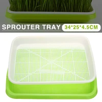 1 pc hydroponics bean sprouts grow dishes plate plant seedling germination nursery tray flower plant home garden nursery pot