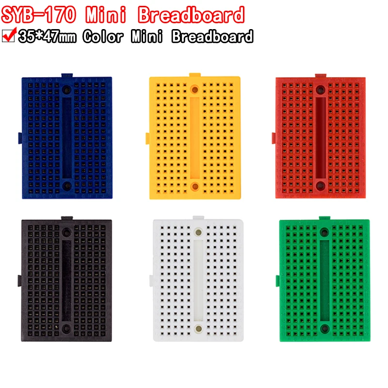 Фотомагнитная макетная плата 170 штук 35*47*8,5 мм для arduino Diy Kit