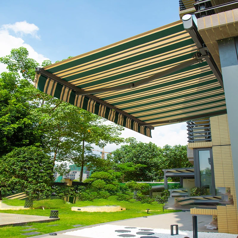 

Sunshade Telescopic Canopy Hand Operated Yard Balcony Electric Outdoor Rain Proof Folding Telescopic Canopy Wall Divider