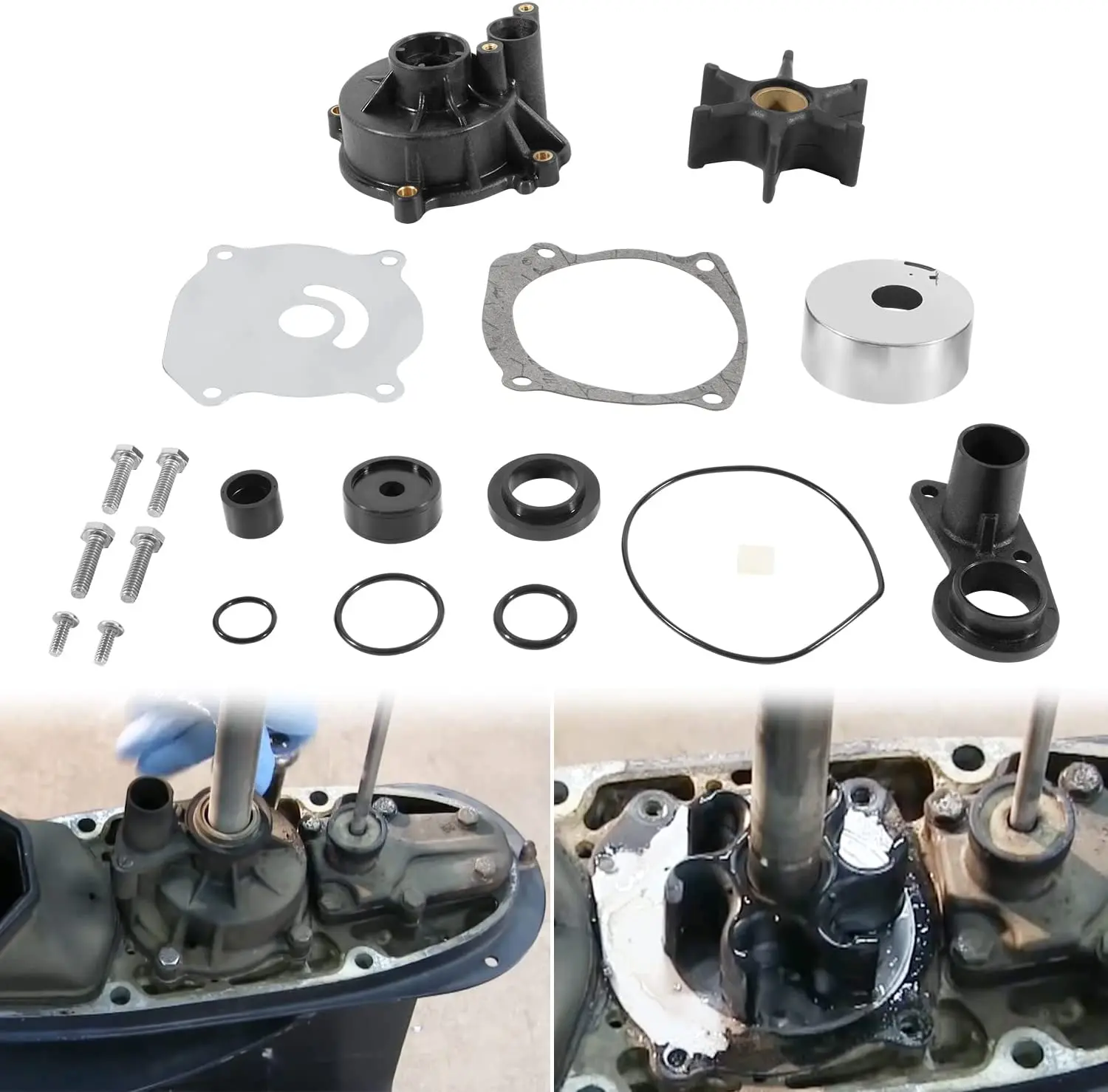 Chuang Qian BRP/OMC 5001594 Water Pump Kit fit for Johnson and Evinrude outboards