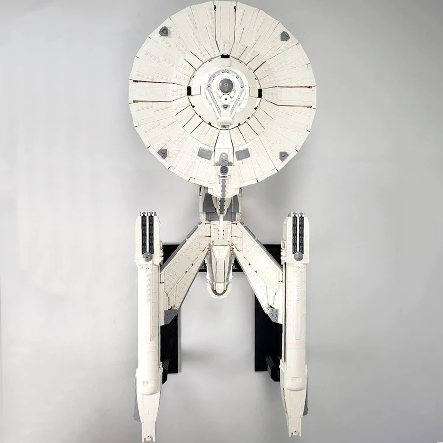 Фото MOC USS Enterprise Космический корабль Кирпичи 5032 шт. Космический корабль Федеральная Вселенная Круизер Модель Строительные блоки Сборка игрушек Подарки для детей №2