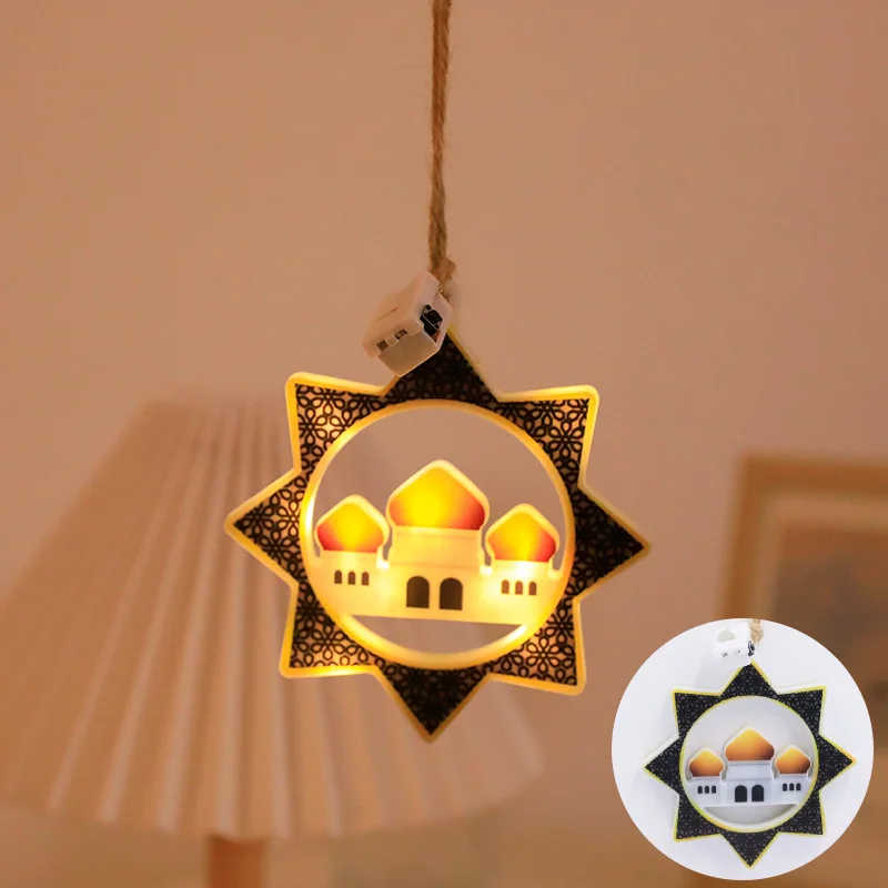 

Коллекция 2023 года, модель Eid Mubarak, искусственная ночь, спальня, милый Декор для детской комнаты, Рамадан, мусульманская луна, лампа, украшения для дома, настольные лампы, подарки