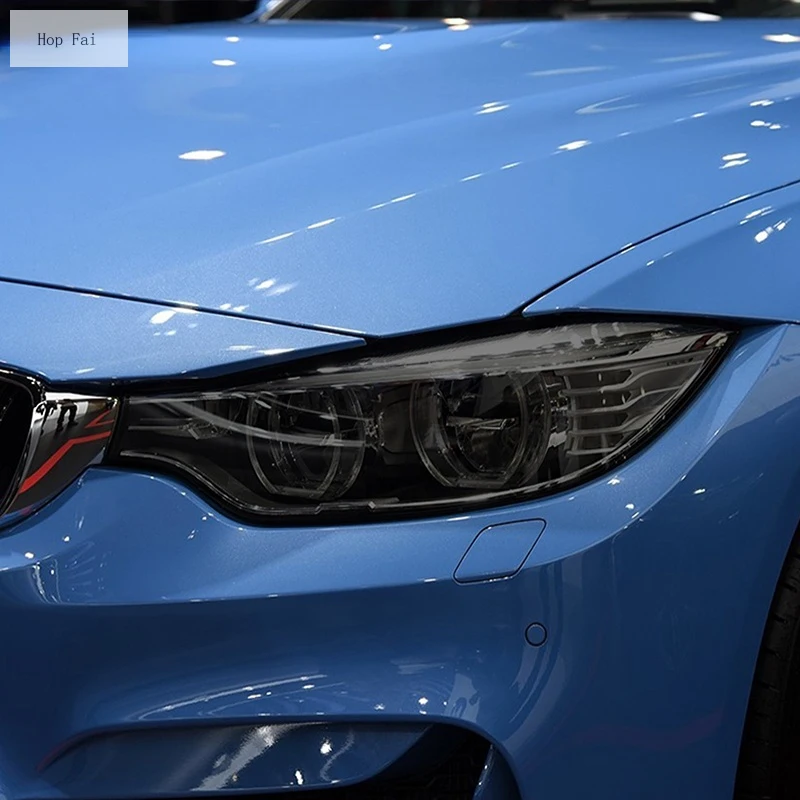 

2 шт., Прозрачная Черная защитная пленка для автомобильных фар BMW M3 F80 M4 F82 F83