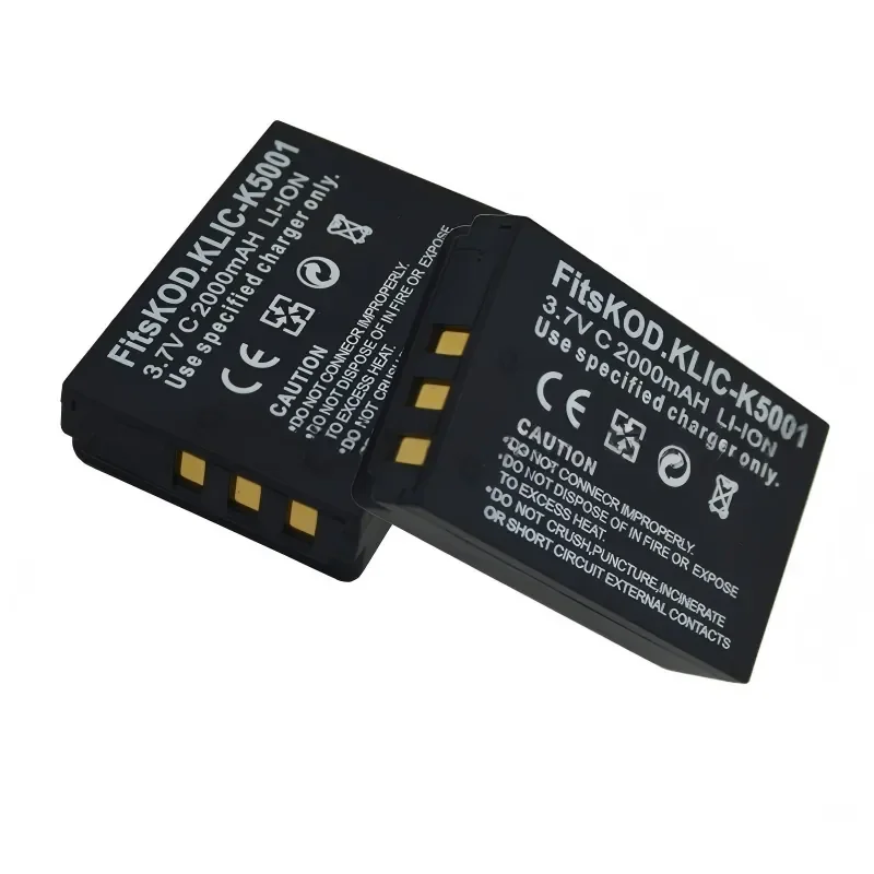 Фото Аккумулятор для камеры KLIC-5001 3.7V 2000mAh для Kodak DX6490 DX7590 DX7440 DX7630 Z730 Z760 P850 P880 P712 LS753 DX7530 Digital №5