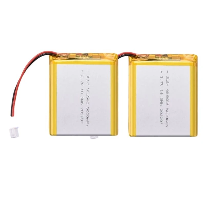 955565 3.7V 5000mAh Polymer Lithium Battery  Jst PH 2.0mm 2pin Plug for Mobile Power Smart Home Air Conditioning Suit Charging images - 6
