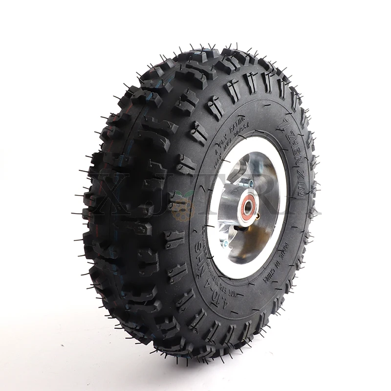 

4.10/3.50-4 410/350-4 ATV Quad Go Kart 47cc 49cc Chunky 4.10-4 Tire Inner Tube Wheel Rim Hub Fit All Models 3.50-4 4" Parts