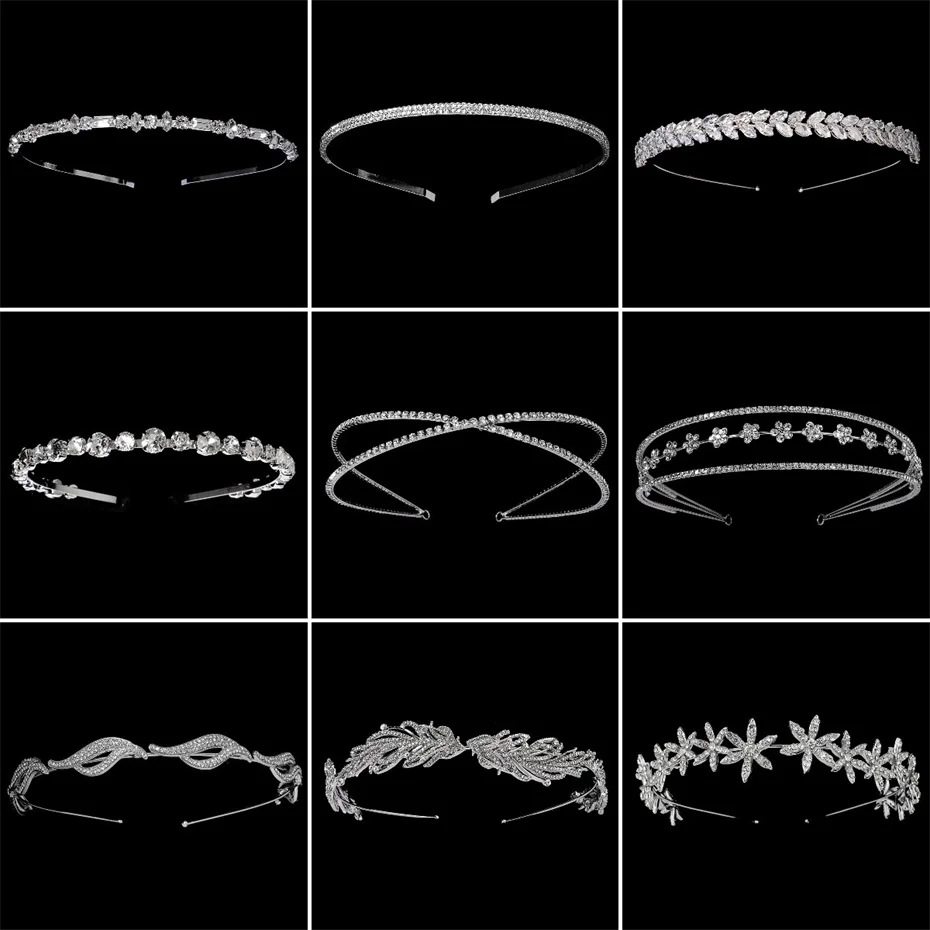 Crystal Tiaras And Crowns Bridal Hair Accessories Headpiece 