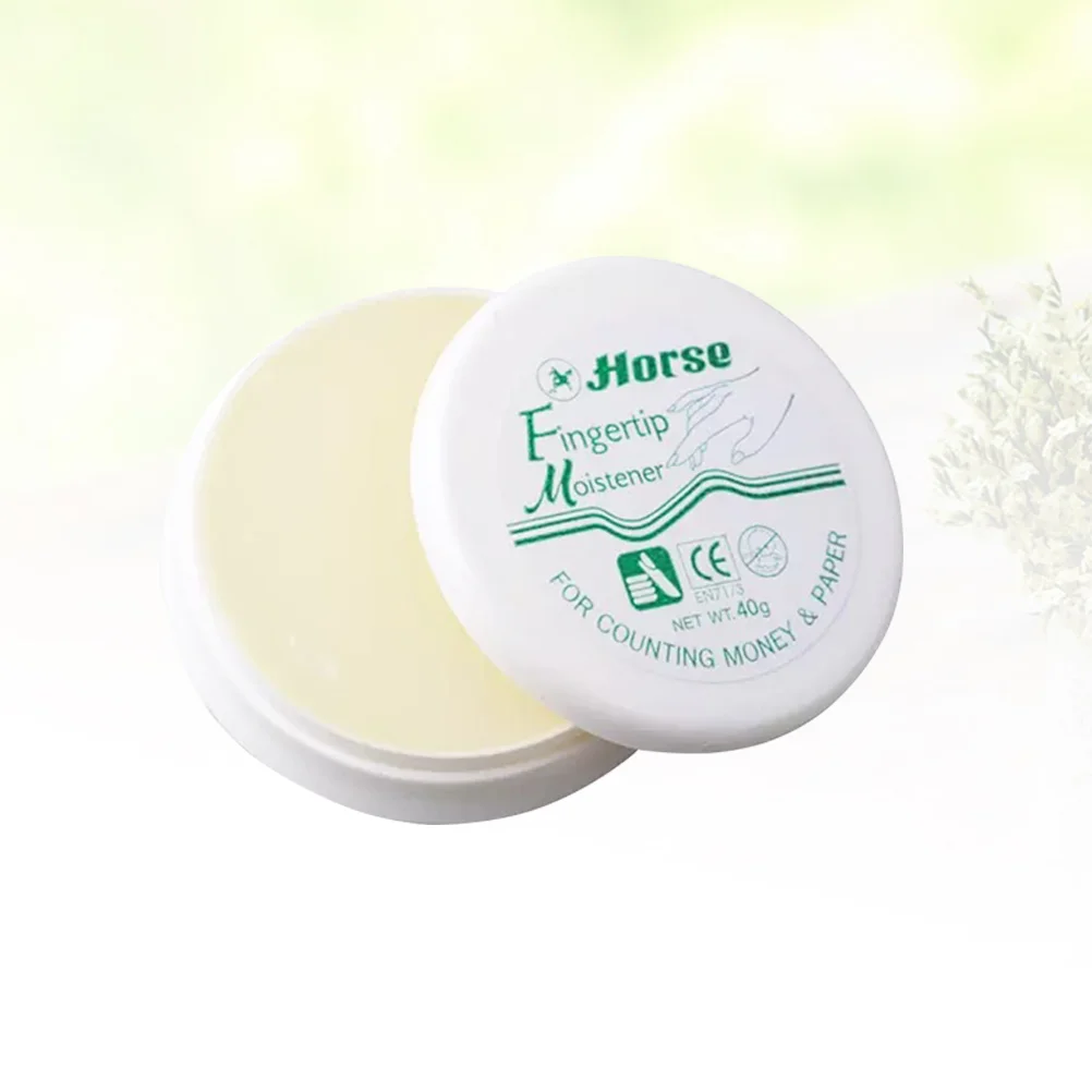 

Nontoxic Practical Fingertip Moistener for Counting Cash Money(40G,White)