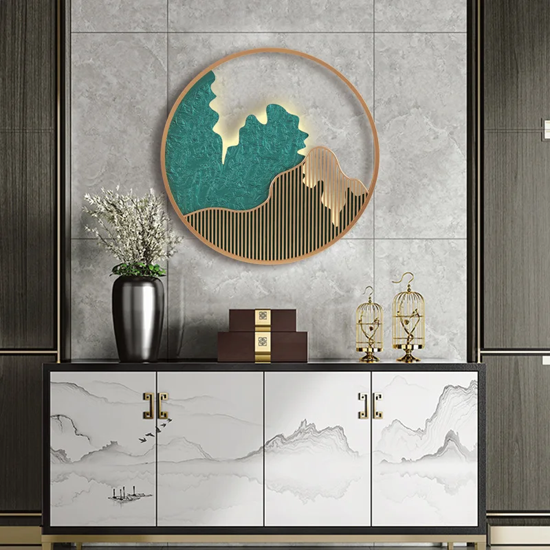 Металлические настенные подвески прикроватная трехмерная кованая железная