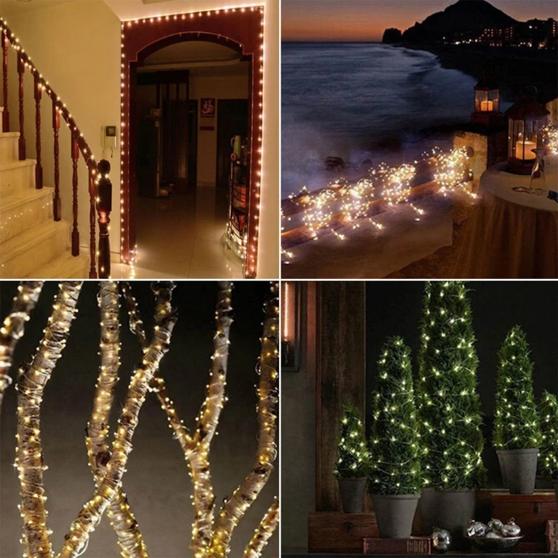 

200 LED Outdoor Solar Powered String Light Garden Christmas Party Fy Lamp 20m