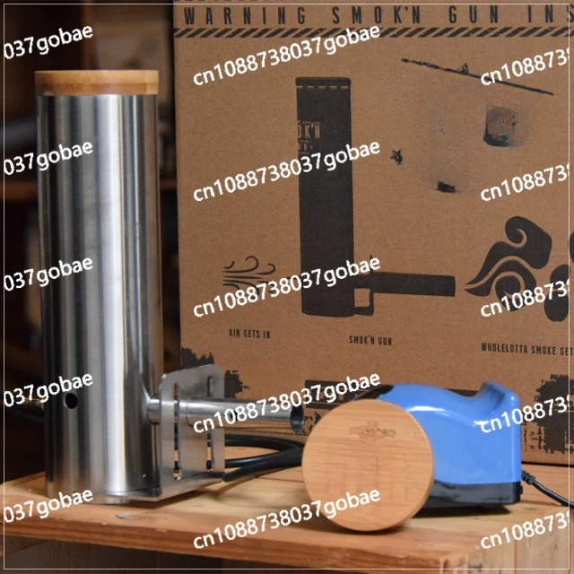 Деревянные гранулы коптильня из нержавеющей стали гриль для барбекю копченое