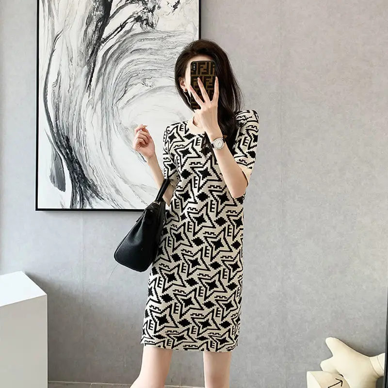 

New French socialite small temperament women's mini dress