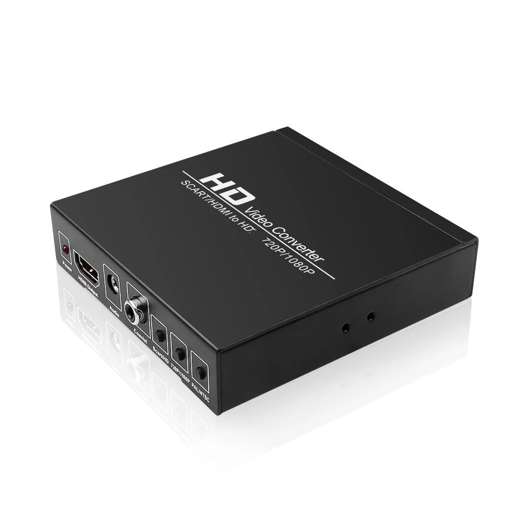 Convertisseur numérique Full HD 1080p  haute définition  SCART vers HDMI  adaptateur de prise