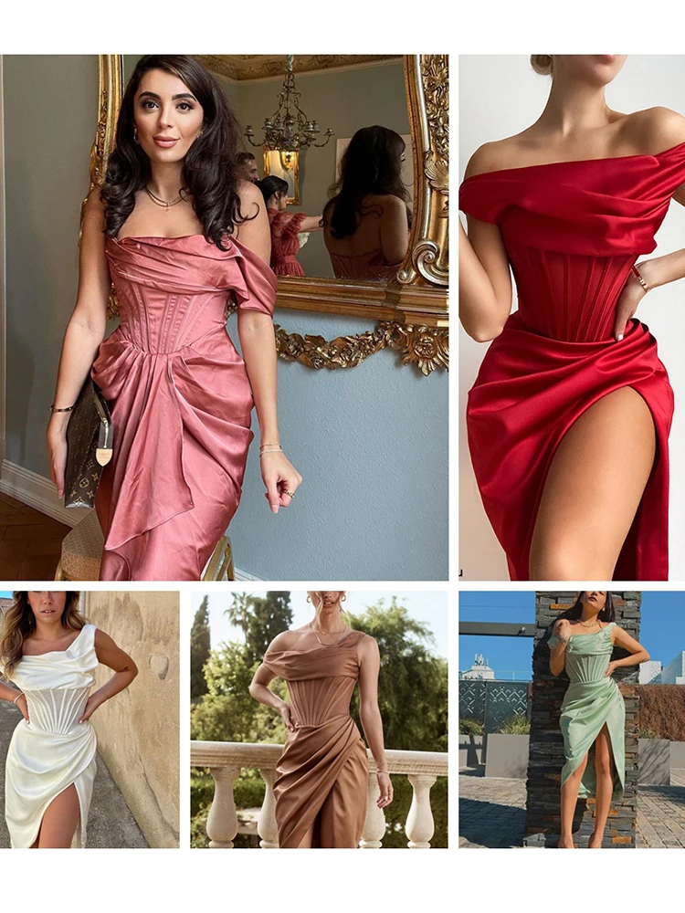 women dresses summer 2021 pink party dress house of cb dress satin bodyocn dress draped sexy celebrity evening club dress free global shipping