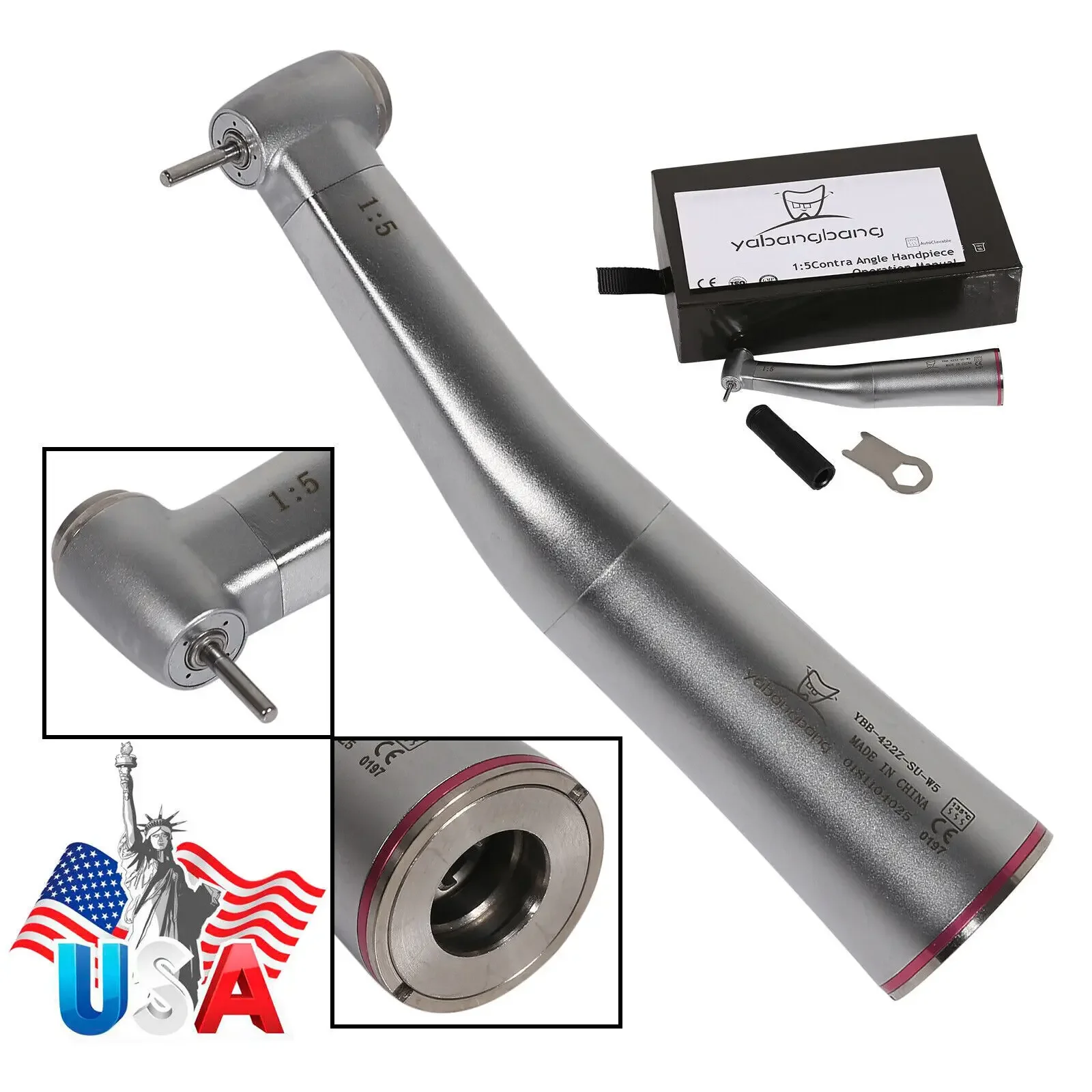 Стоматологический угловой наконечник для увеличения 1:1/1:5 подходит