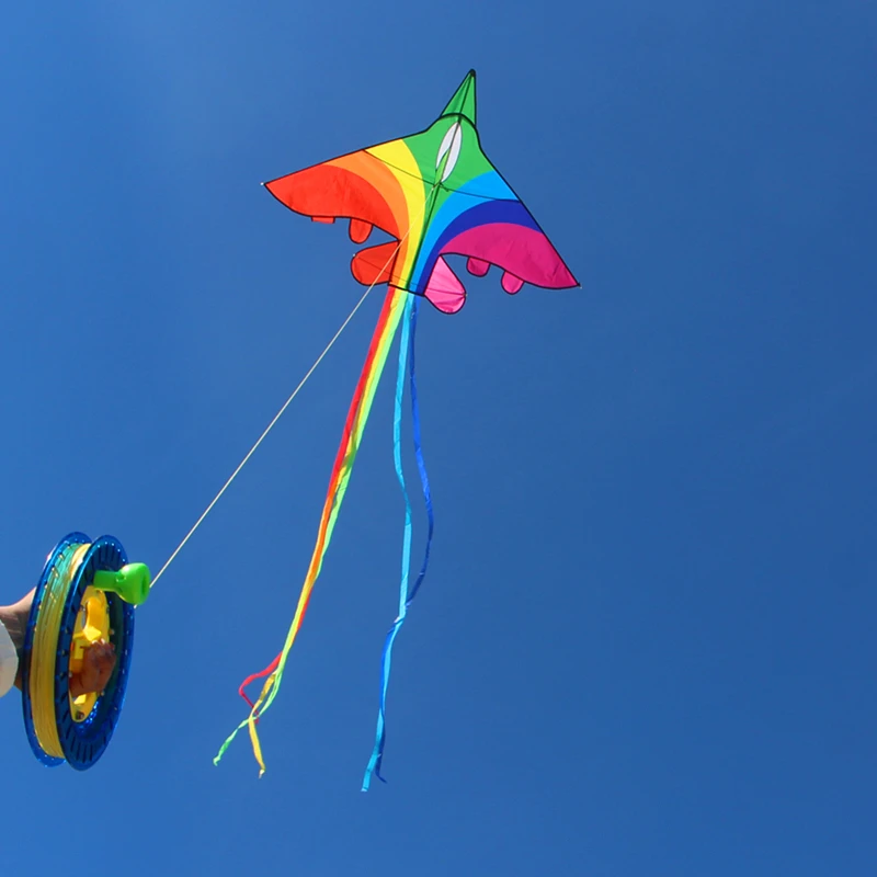 Бесплатная доставка Радужные воздушные змеи для детей уличные игрушки