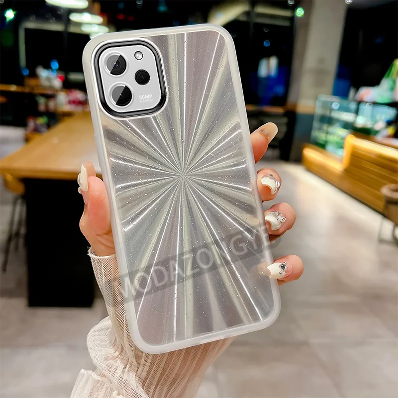 Чехол для Huawei Nova Y61 цветной прозрачный чехол мобильного телефона из ТПУ с линзами