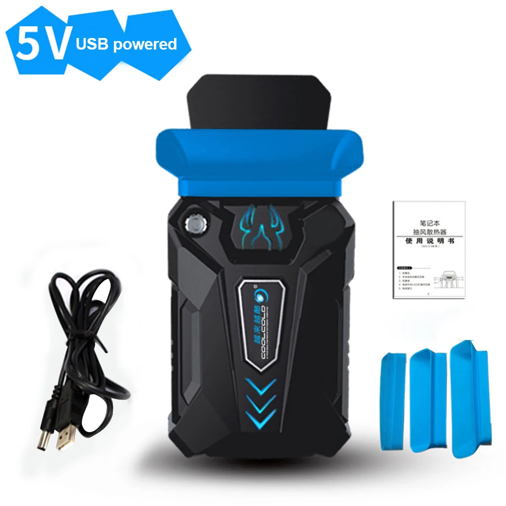 

2/4/6PCS Anti-skid Portable Cooling Radiator Speed Adjustable Laptop Cooler Vacuum Cooling Fan
