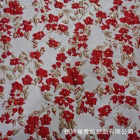 sewing dress jacquard garment fabrics metal wire fashion fabric gold wire flower bubble patchwork per meter 100140cm