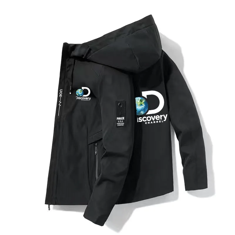

Discovery Clothing Outdoor Camping Hiking Jacket Autumn And Winter New Men's Breathable Hoodie Windbreaker Adventure Jacket