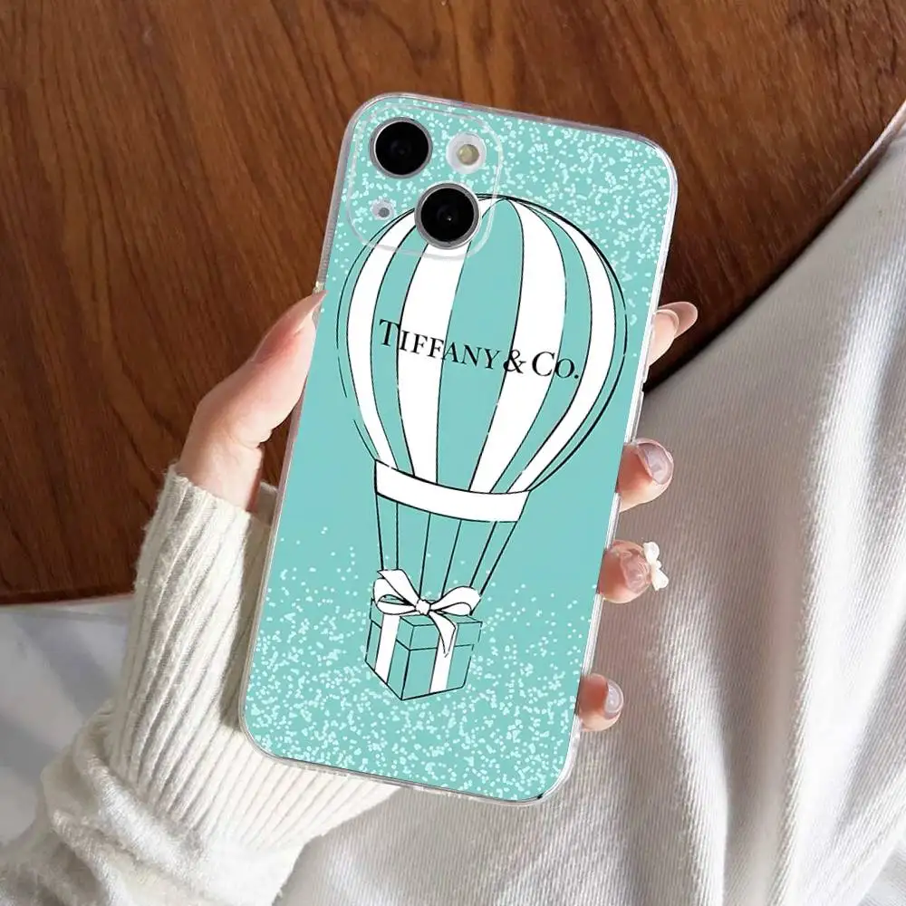 Фото Чехол для iPhone 16 15 Pro Max с логотипом T-tiffanyS, высококачественный силиконовый чехол для iPhone 14 11 12 13 Pro №5