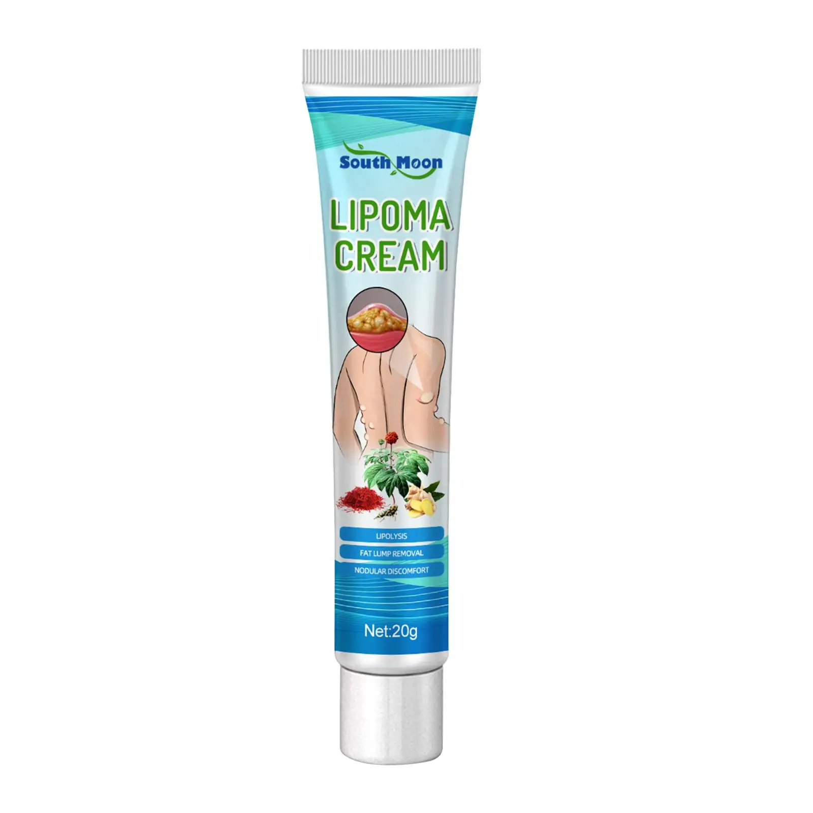 

20g Lipoma Removal Cream Portable Wide Applaications Dissolve Fat Cream Easy to Use Ointment Skin Friendly Mild Fat Lump Removal