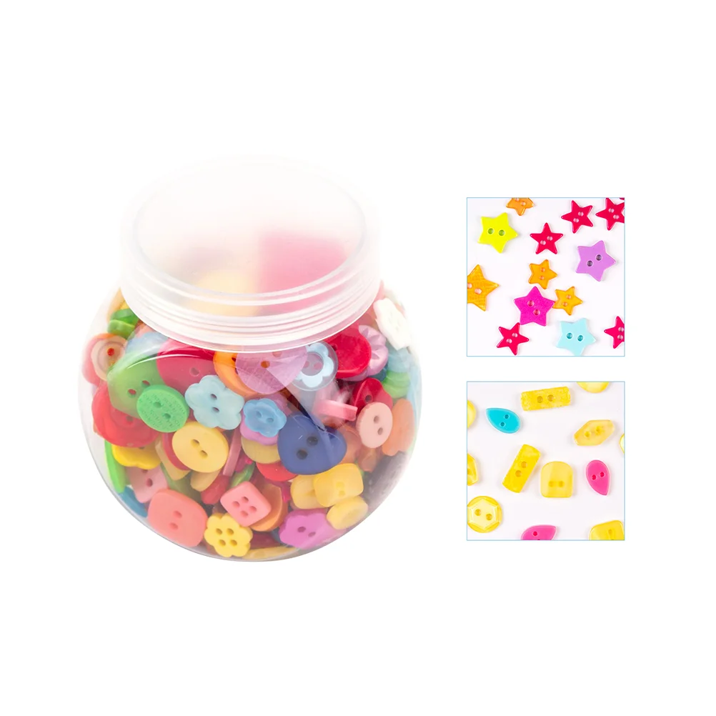 

Sewing Button Resin Buttons Diy Crafts Christmas Hole Craftwooden Embellishments Charms Kids Accessories Scrapbook