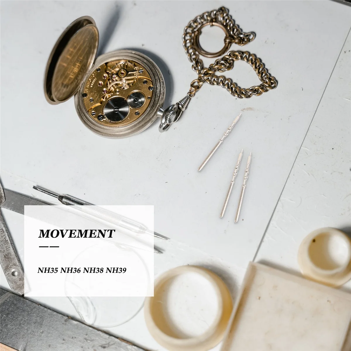 5 шт. часы с движением стальные женские запасные части NH35 NH36 NH38 NH39