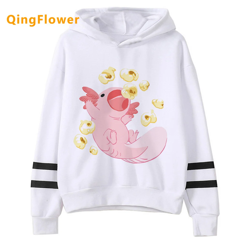 

Ajolote Axolotl hoodies female anime harajuku Ulzzang grunge female clothing harajuku