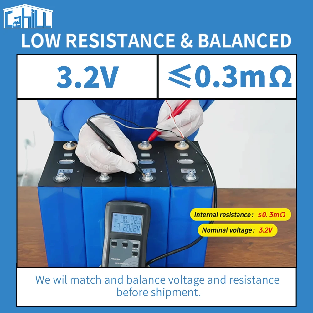 Класс A 8000+ Цикл 320Ah Lifepo4 Элементы 3.2V Фосфат железа лития аккумуляторная батарея