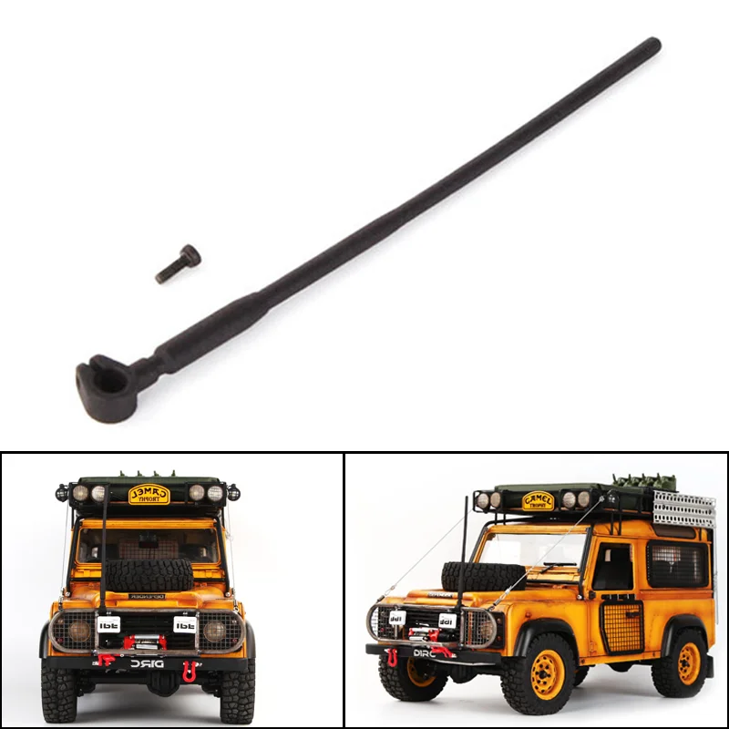 1 шт. имитация переднего бампера антенна модифицированные детали для 1/10 RC Гусеничный автомобиль Traxxas RC4WD D90 D110 Camel Cup Diy детали