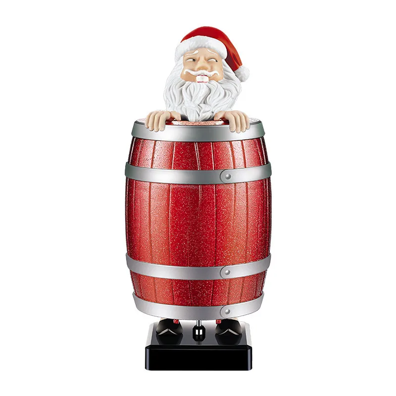

Creative Funny Spoof Cigaret Storage Case Box Santa Claus Strange Uncle Cigarettes Auto Ejection Holder Organizer Ornament Decor
