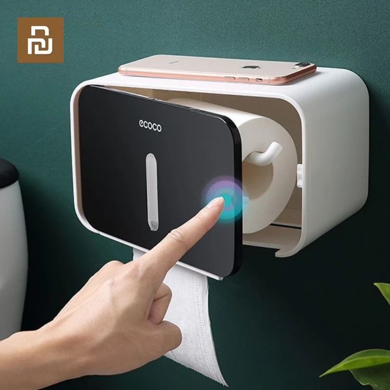 Водонепроницаемая коробка для салфеток Youpin ECOCO туалетной бумаги перфорированная